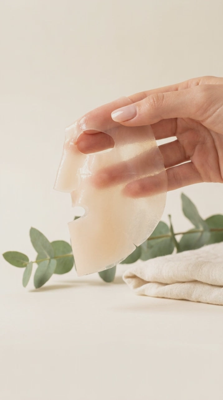 Cloudskin Bio-Collagen mask gel texture demo